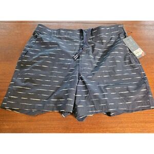 VRST Slim Fit Shorts Mens Medium Navy Blue Striped Boxer Brief Liner NWT
